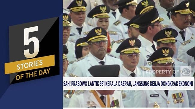 Video: Pelantikan Kepala Daerah - Trump Kenakan Tarif Chip Taiwan
