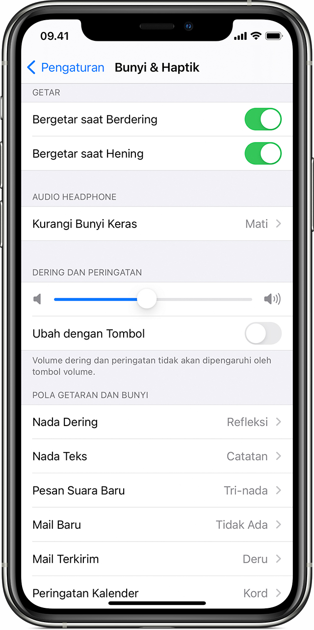 Cara Mengatur Fitur Getar iPhone Pada Menu Pengaturan