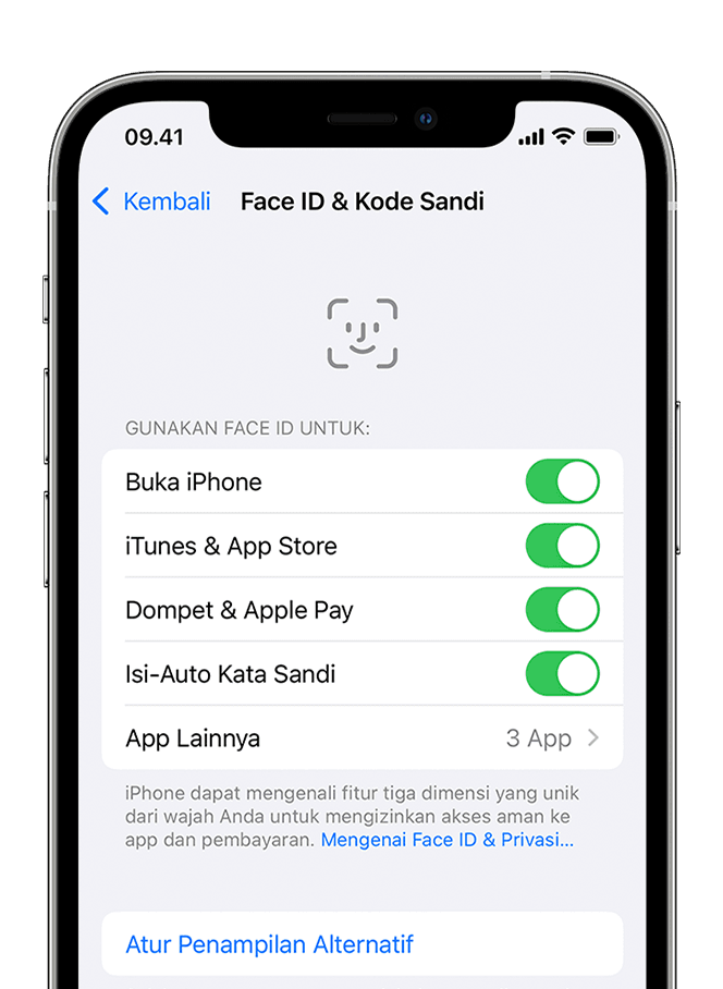 Face ID Tidak Berfungsi