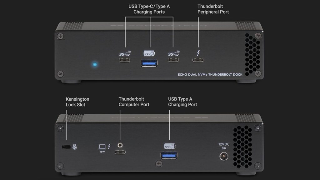 Sonnet Echo Dual NVMe Dock: Ekstensi & penyimpanan port untuk Mac desktop Kamu