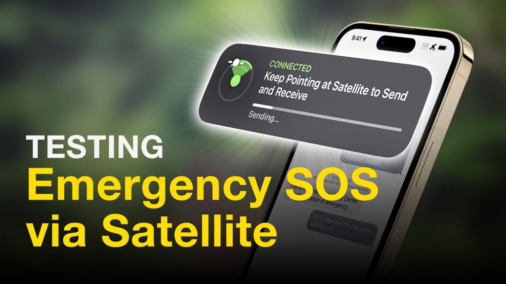 Emergency SOS via Satellite