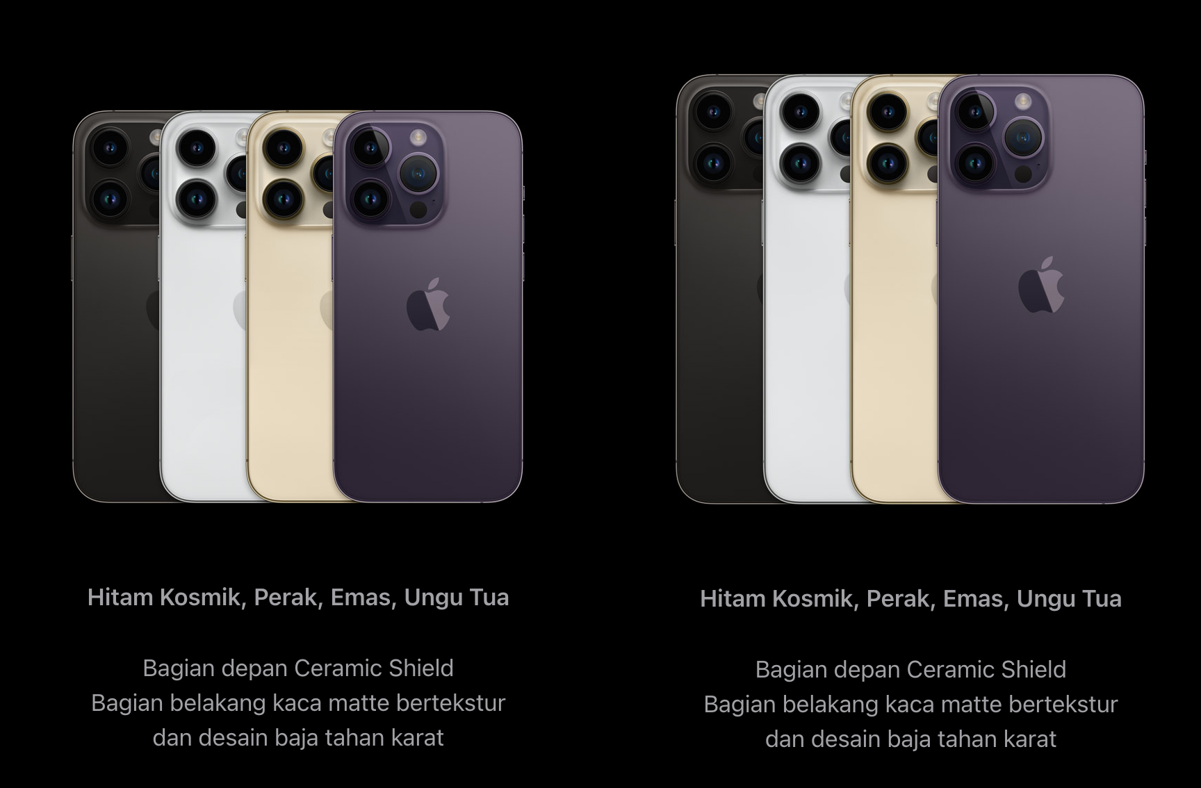 Spesifikasi iPhone 14 Pro dan iPhone 14 Pro Max