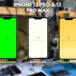 iPhone 13 Pro & Pro Max Green Screen, White Screen, Yellow Screen