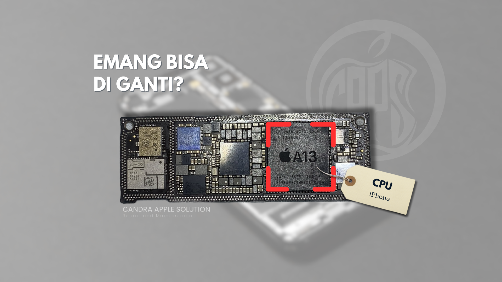 CPU iPhone Bisa Di Ganti Ngga Ya ???