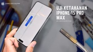 Uji Ketahanan iPhone 15 Pro Max