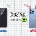 Custom Housing iPhone X ke 13 Pro