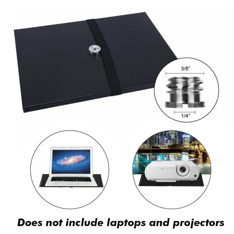 1/4 Screw Thickened Professional Holder Laptop Notebook Bracket Projector Tray Modern Tool Stand Home Monitors Gimbal Adapter - Gambar 4