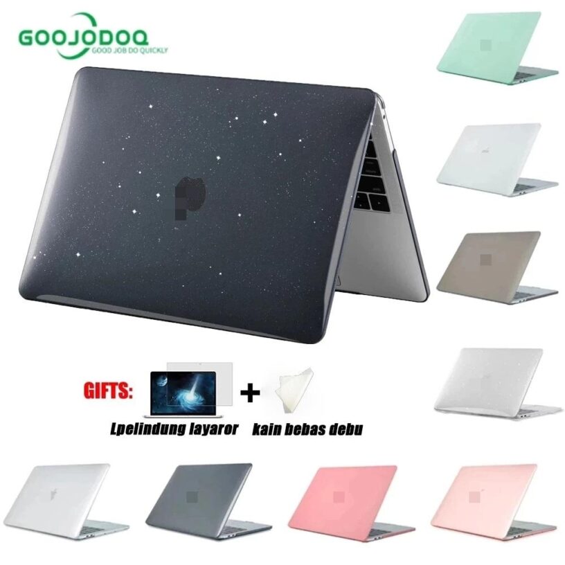 For Macbook case Pro M1 13 Air 13 A2289 A2251 A2338 casing macbook A2337 A2179  Dengan pelindung layar - Gambar 2