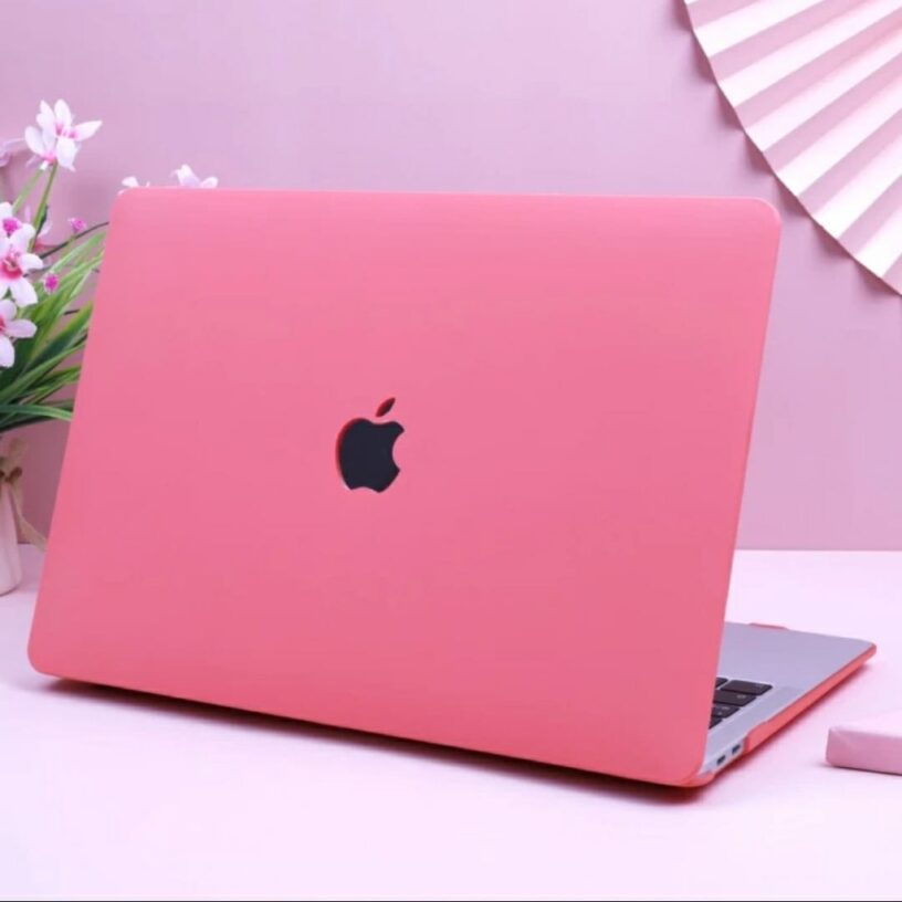 Macbook Case Pastel Matte Candy Color For NEW AIR PRO M1 M2 11 12 13 Premium Soft Feel Casing Pelindung Mac Book Retina Air13Navy Pink Grey - Gambar 13