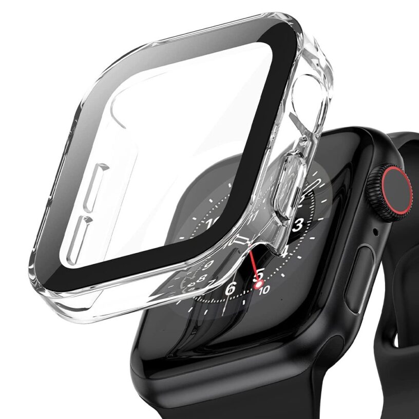 Waterproof Protective Case for Apple Watch Screen Protector 2in1 iWatch Full Frame Hard Case with Tempered Glass 41mm 45mm - Gambar 14