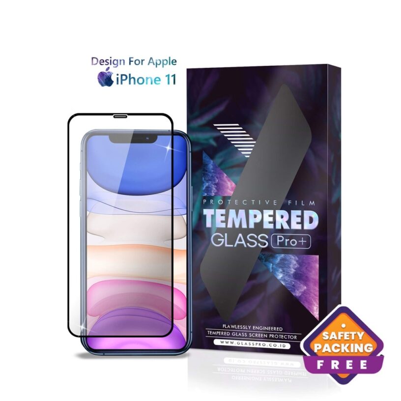 Glass Pro Tempered Glass iPhone 11 Full Cover - Premium Screen Protector