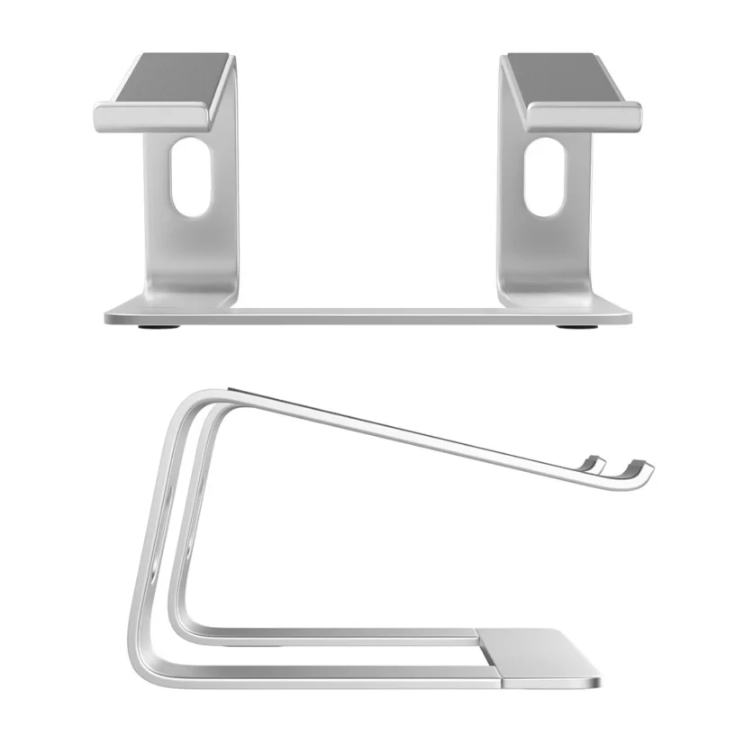 Laptop Stand Holder Ergonomic Aluminum Laptop Computer Stand For 10-15.6” Laptops Portable Laptop Stand Holder - Gambar 2