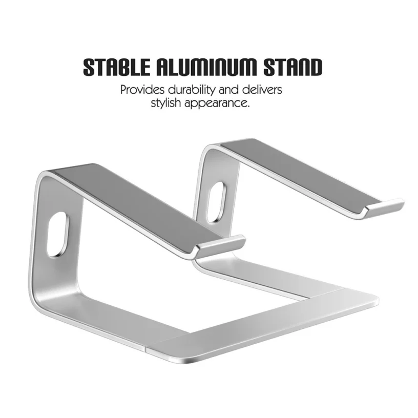 Laptop Stand Holder Ergonomic Aluminum Laptop Computer Stand For 10-15.6” Laptops Portable Laptop Stand Holder - Gambar 4