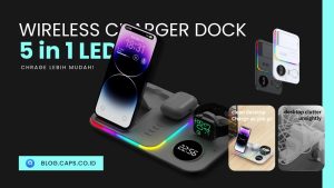 Wireless Charger Dock LED 5 In 1