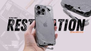 iPhone 15 Pro Max Restoration: Mengatasi Kerusakan Bingkai Titanium