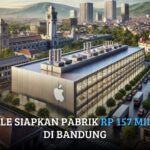 Gambaran pabrik Apple di Bandung, Indonesia yang dibangun dengan investasi USD 10 juta sebagai bagian dari ekspansi Apple di Asia Tenggara