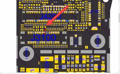 Ilustrasi IC Kamera iPhone dan proses service hardware