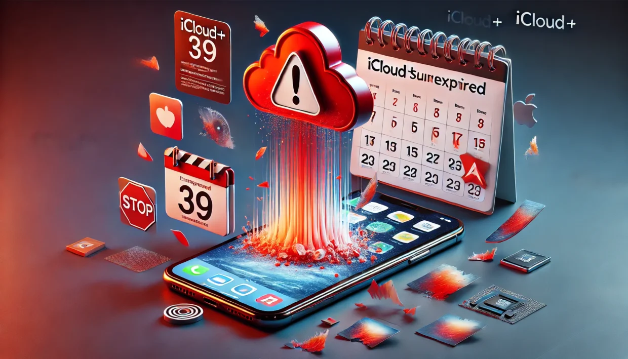 Ilustrasi iCloud pada perangkat Apple