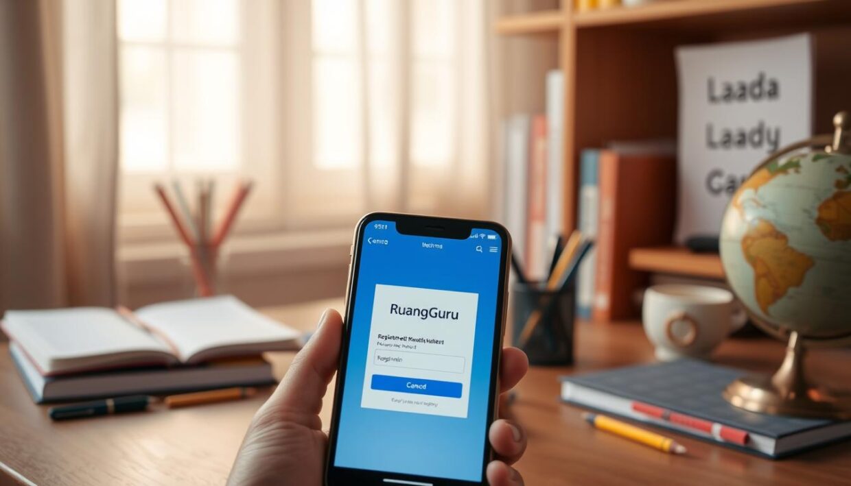 cara mendaftar Ruangguru