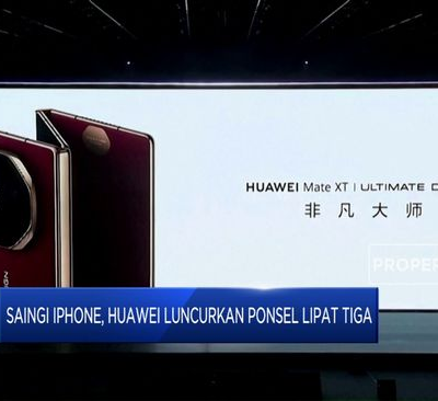 saingi iphone huawei luncurkan ponsel lipat tiga 169