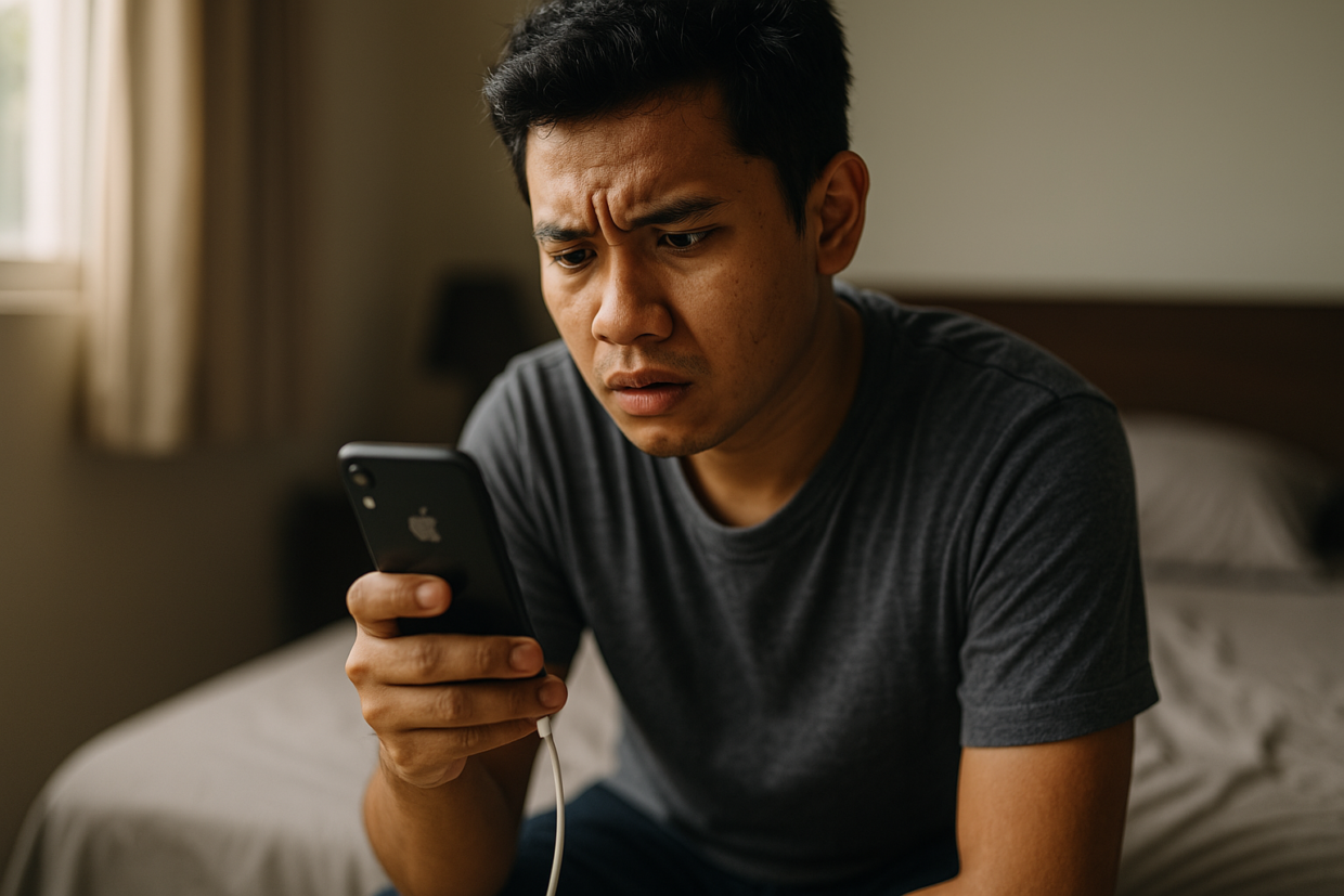 iPhone Di Cas Semalam Mati Total