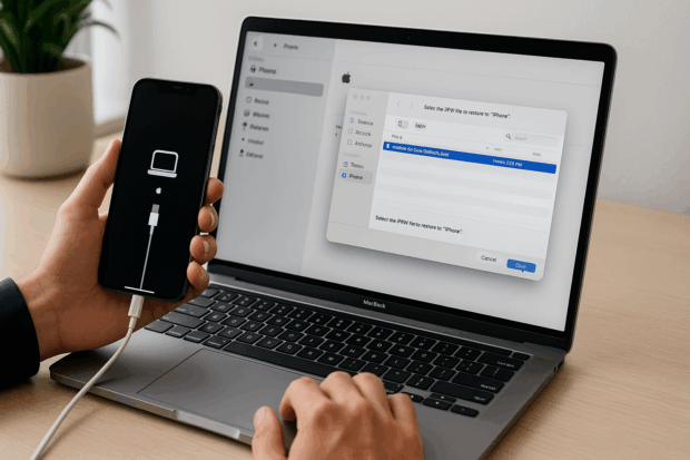 cara downgrade iOS