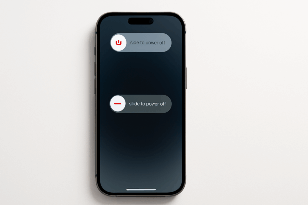 cara restart iPhone
