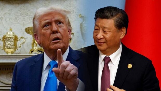 foto kolase presiden as donald trump dan presiden china xi jinping reuters 169