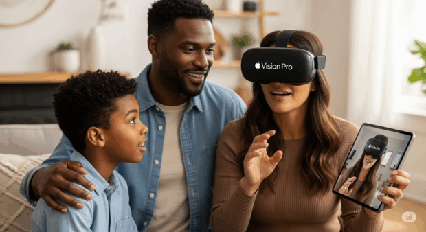 Membagikan Apple Vision Pro dengan Pengguna Tamu