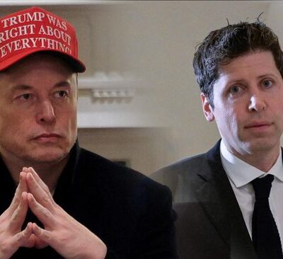 foto kolase ceo tesla elon musk dan ceo openai sam altman 1746597278449 169