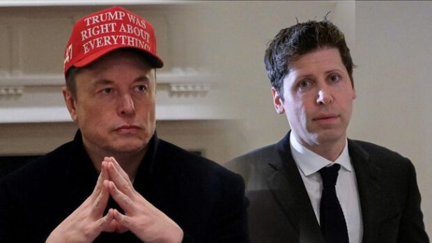 foto kolase ceo tesla elon musk dan ceo openai sam altman 1746597278449 169