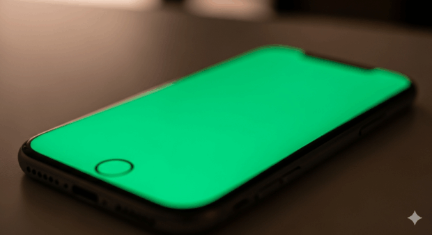 LCD iPhone green screen