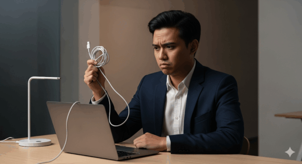 Service MacBook Tidak Bisa di Cas