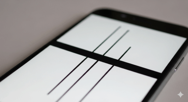 Solusi LCD iPhone bergaris hitam