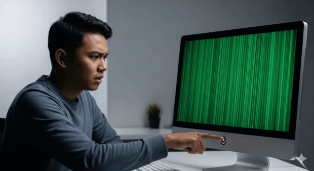 Solusi iMac Layar Bergaris