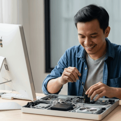 iMac SSD tidak terdeteksi