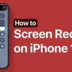 Screen Record Layar iPhone